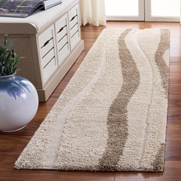 【並行輸入品】 SAFAVIEH Florida Shag Collection Runner Ru...