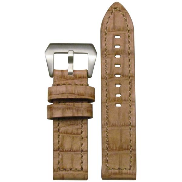 【並行輸入品】26 mm PanatimeコルクナチュラルヴィンテージGenuineレザーWatch...