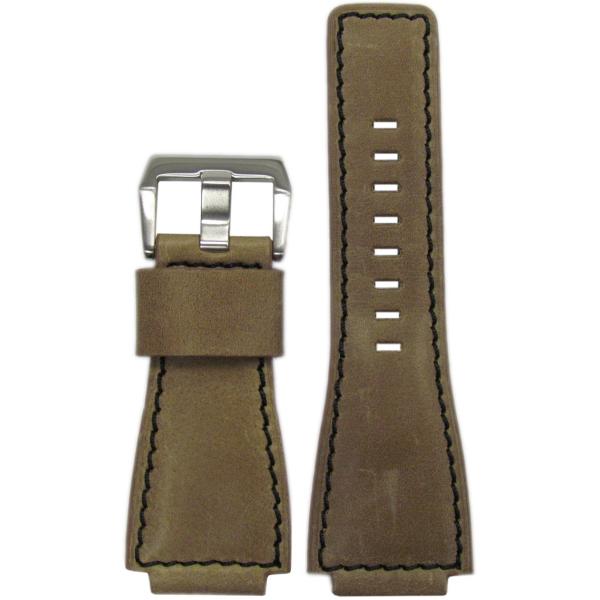 【並行輸入品】Panatime 24mm ヴィンテージ天然本革腕時計バンド ベル&amp;ロス 125/75...