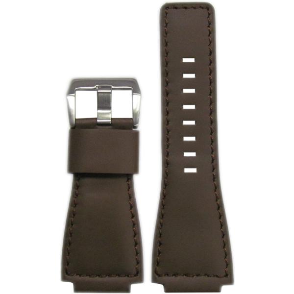 【並行輸入品】 Panatime 24mm Brown Genuine Smooth Leather...