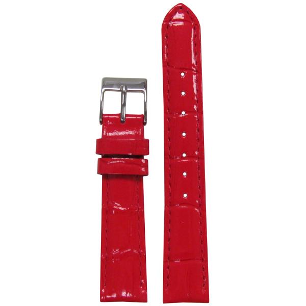 【並行輸入品】16 mm Panatimeレッド本革時計バンドwtih Gator Print an...