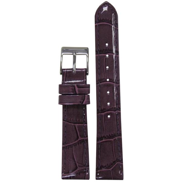 【並行輸入品】16 mm Panatimeパープル本革Watch Band with Gator P...