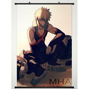 【並行輸入品】ウォールスクロールポスターファブリックペイントアニメMy Hero Academia Katsuki bakugou 22x33