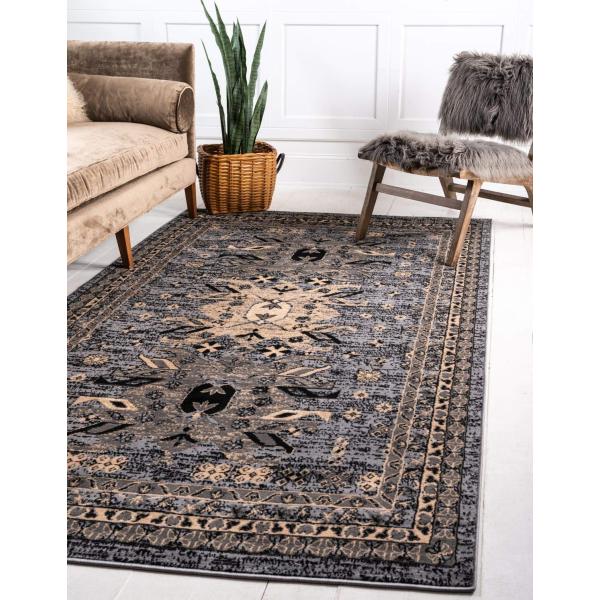 【並行輸入品】Unique Loom Taftan Collection Geometric Tri...