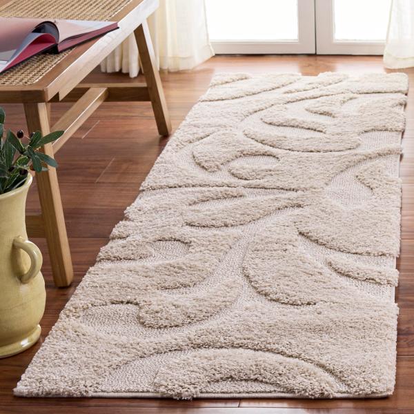 【並行輸入品】 SAFAVIEH Florida Shag Collection Runner Ru...