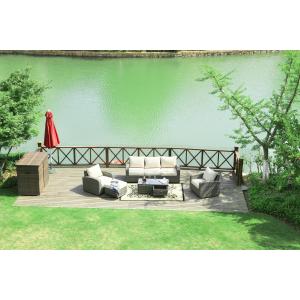 【並行輸入品】 Direct Wicker Patio Rattan Sofa Set Sectional Outdoor Furniture
