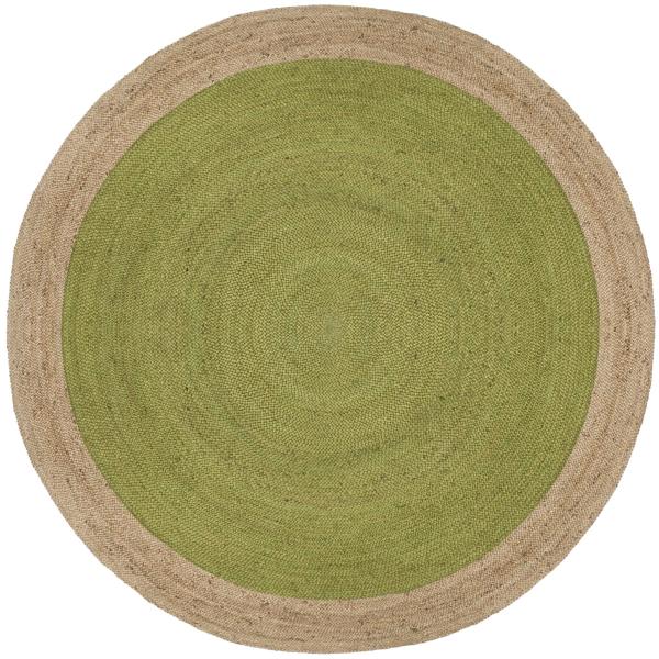 【並行輸入品】 SAFAVIEH Area Rug 3' Round   Natural Fiber...