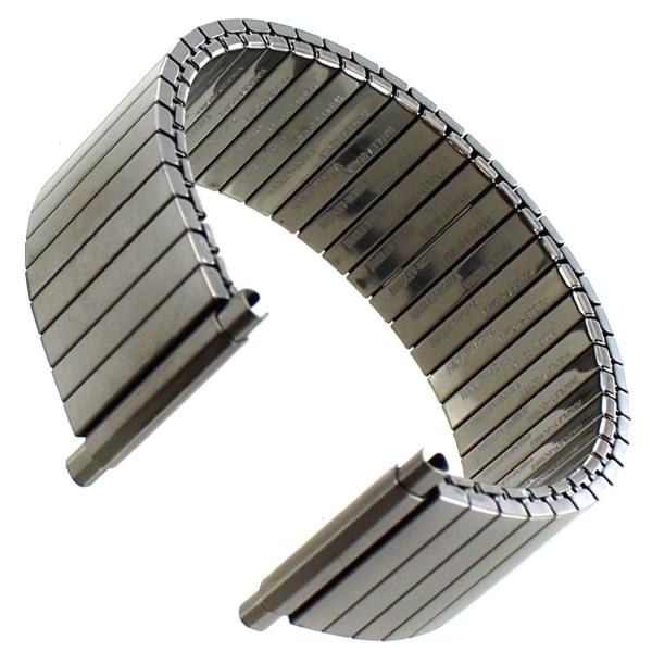 【並行輸入品】20 24mm Hadley Roma Smart22 フラットサテンチタン拡張メンズ...