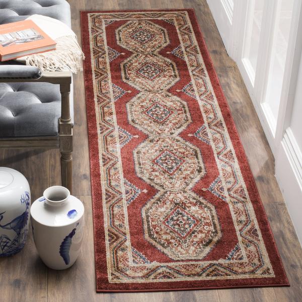 【並行輸入品】Safavieh Bijar Collection BIJ647R Runner, 2...
