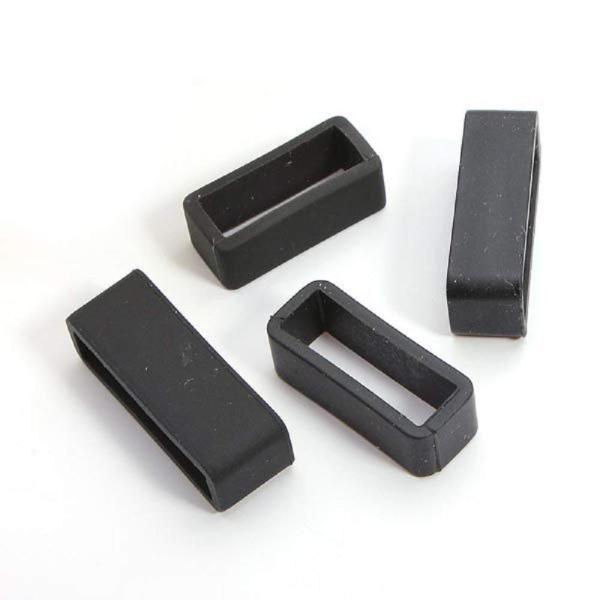 【並行輸入品】g24 2X   28mm ブラックラバー交換用キーパーウォッチバンド/ストラップルー...