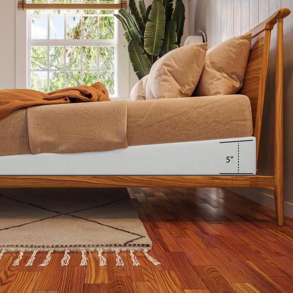 【並行輸入品】Avana マットレスエレベーター   5インチサイズ   優しい傾斜アンダーマットレ...