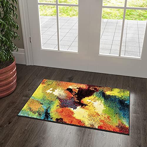 【並行輸入品】 Vida Modern 2x3 Entry Rug   Indoor Front D...
