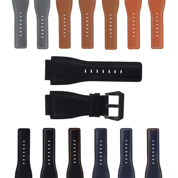 【並行輸入品】 Ewatchparts 24mm Smooth Leather Watch Band...
