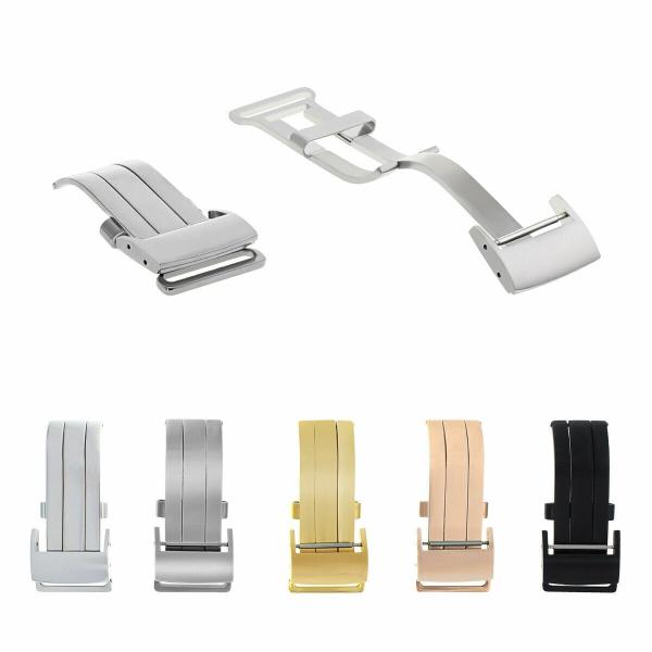 【並行輸入品】 Ewatchparts 18 20mm Deployment Buckle Leat...