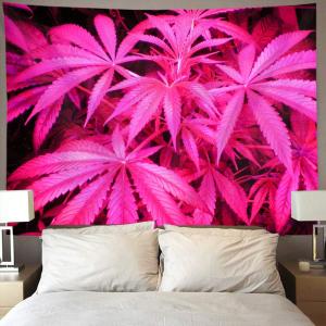 【並行輸入品】 GETTOGET Fantastic Nature Wall Art Hanging Tapestry Pink Weed Le