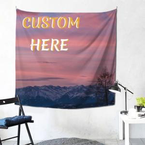 【並行輸入品】 Personalized Image Wall Tapestry Customize Your Own Picture and
