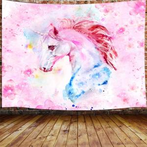 【並行輸入品】 Pink Unicorn Tapestry Room Decor, Unicorn Posters Tapestry Bedro