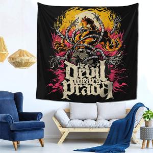 【並行輸入品】AshleySSnavely The Devil Wears Tapestry Mural Wall Hanging Home M
