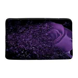 【並行輸入品】パープルローズバスマット ファンタジー ドリーム フラワー マジック 花びら 華やか ロマンチック バレンタイン レディース ブラ
