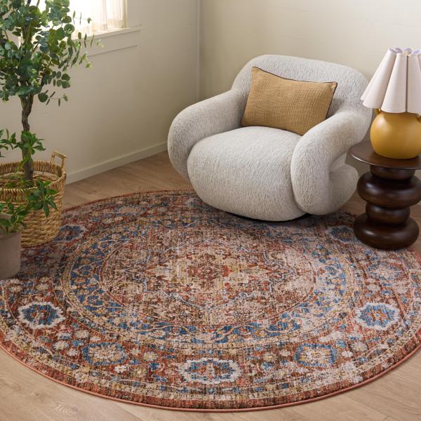【並行輸入品】 SAFAVIEH Bijar Collection Area Rug   3' Ro...