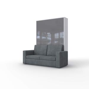 【並行輸入品】 Maxima House Invento Vertical Wall Bed with a Sofa, 55.1x78.7 in