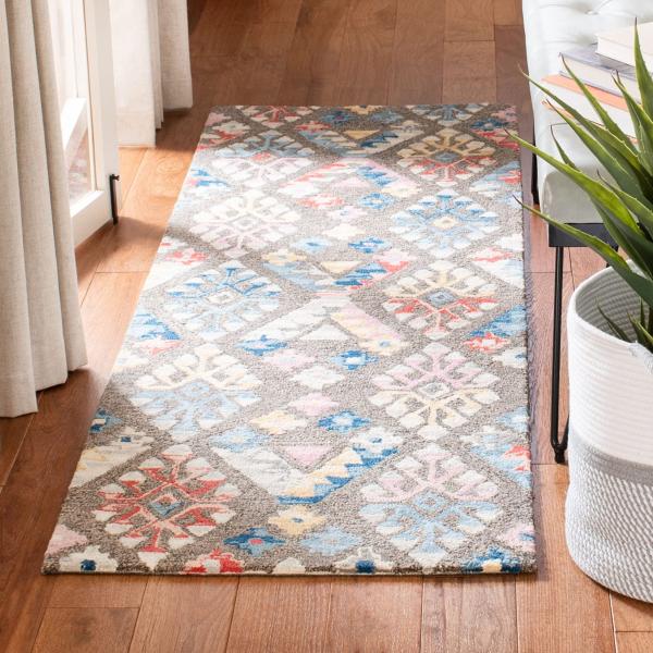 【並行輸入品】 SAFAVIEH Micro Loop Collection Runner Rug ...