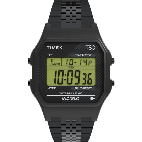 【並行輸入品】Timex(タイメックス) T80 34mm 腕時計 ブラック ブレスレット Time...