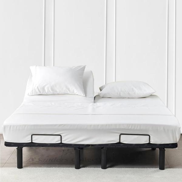 【並行輸入品】Top Split カリフォルニアキングシーツセット 調節可能なベッド用 ハーフスプリ...