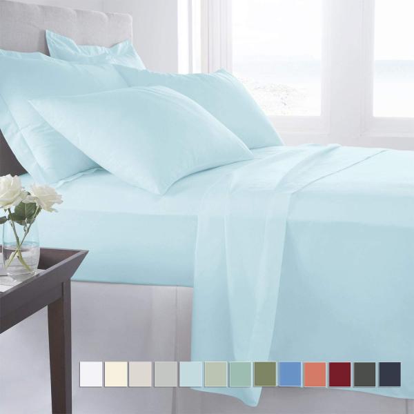 【並行輸入品】 RRlinen 4pc Twin XL Sheet Set 800 Thread C...