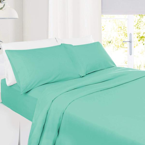 【並行輸入品】 Best 4PCS Cotton RV  King/Mint Bed Sheets ...