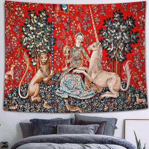【並行輸入品】 FEASRT Bohemian Mandala Tapestry, Large 93x71 Inches Soft Flanne