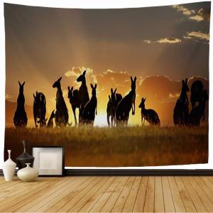 【並行輸入品】 Bknnami Tapestry Wall Hanging Wild Australian Cute Marsupial Out