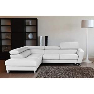 【並行輸入品】 Matisse Sparta Leather Sectional Sofa by Nicoletti Left Facing C