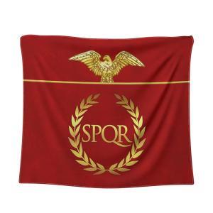 【並行輸入品】Nice Captain Ancient Roman Legion Banner Tapestry SPQR Flag Wall