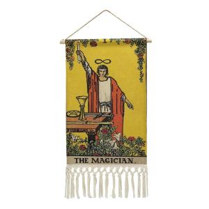 【並行輸入品】 FTEFueie Tarot Tapestry with Tassel Strap The Magician Tapestry