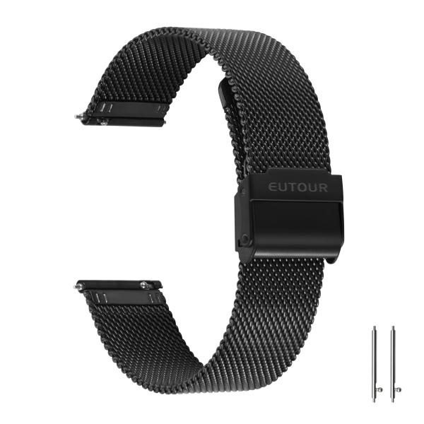 【並行輸入品】 EUTOUR 20mm Quick Release Watch Band Compa...