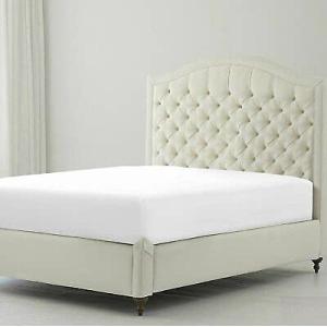 【並行輸入品】 600 Thread Count 1 Pcs Fitted Sheet 100% L...