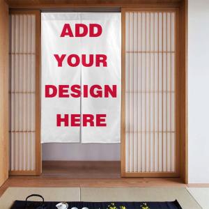 【並行輸入品】Teesobunny Custom Doorway Curtain, Personalized Add Image Text Lo
