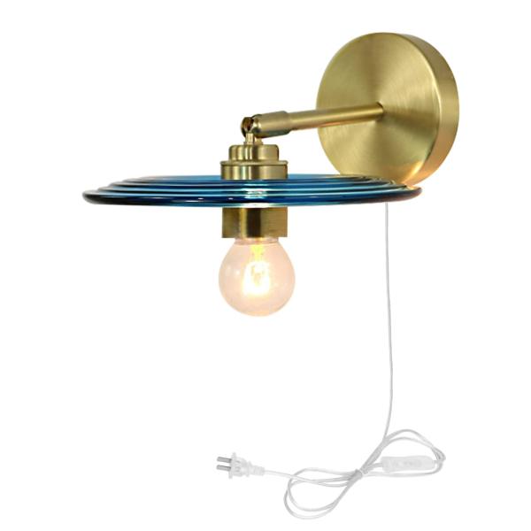 【並行輸入品】 Kiven Copper Wall Light with a Plug in Cor...