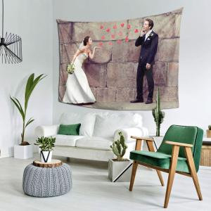 【並行輸入品】 Custom Tapestry Upload Images Customized Photo Picture Wall Hang