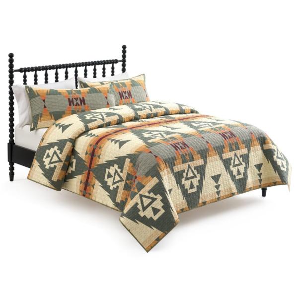 【並行輸入品】Pendleton Siskiyou カバーレットセット ソフトコットン ベッドカバー...