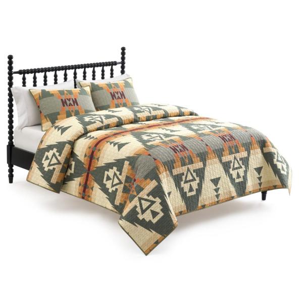 【並行輸入品】Pendleton Siskiyou カバーレットセット ソフトコットン ベッドカバー...