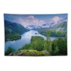 【並行輸入品】 Cheyan Landscape Tapestry Washington State, USA Mountain 60