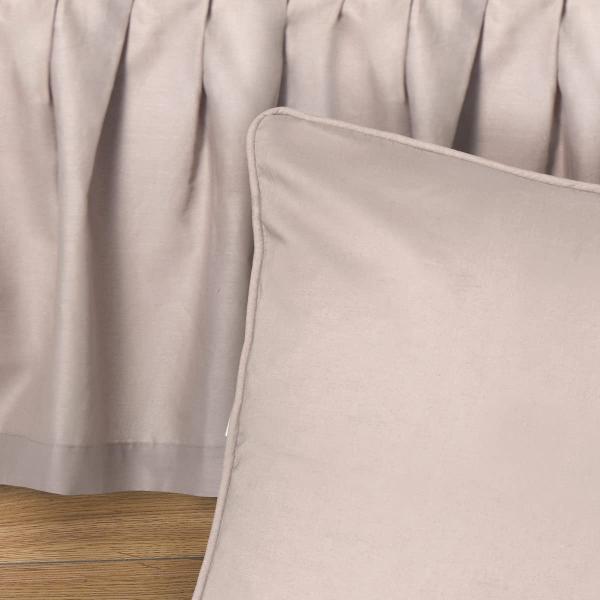 【並行輸入品】 King Cotton Bedskirt   Smoky Taupe by Donn...