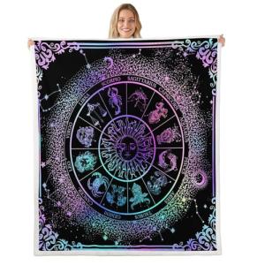 【並行輸入品】太陽 月 スローブランケット 干...の詳細画像1