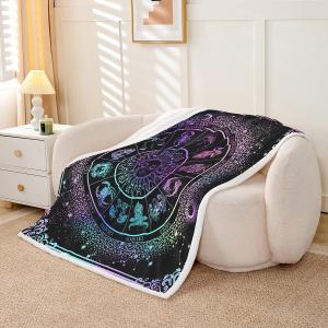 【並行輸入品】太陽 月 スローブランケット 干...の詳細画像3