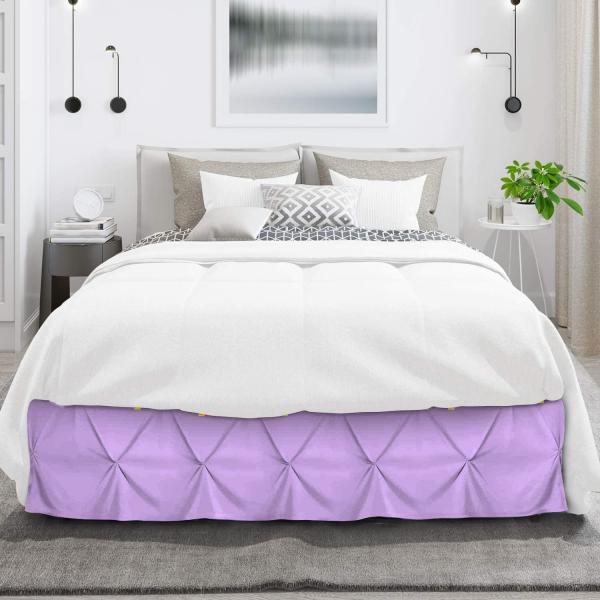 【並行輸入品】 PG Beddings Pinch Pleated Bed Skirt Wrap A...