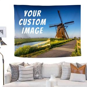 【並行輸入品】 Custom Tapestry Wall Hanging Photo Customized Cloth Backdrop Cre