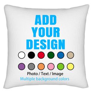 【並行輸入品】カスタム枕カバー 写真テキストイメージ付き 正方形枕カバー クッションカバー ソファ/カウチ/ベッドチェア/ファームハウス装飾スロ