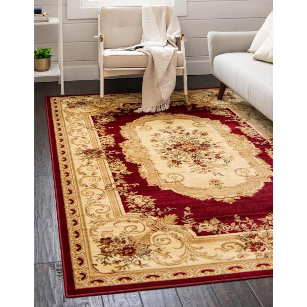 【並行輸入品】 Rugs.com Chateau Collection Rug   4' x 6' ...